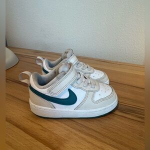 Nike Court Borough Low 2 White/Teal/Tan 6